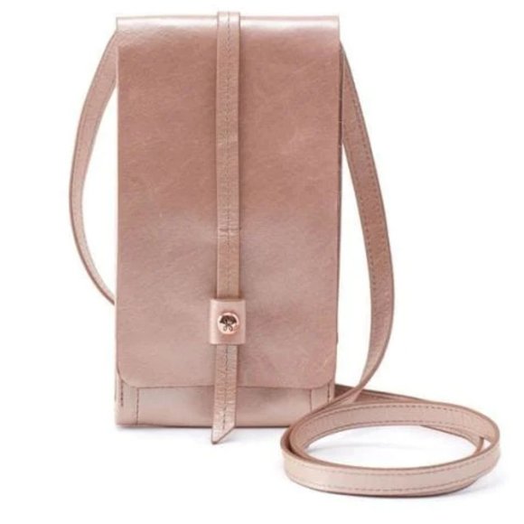 Bags Nwt New Hobo Token Wallet Crossbody Pearl Quartz Leather Retired